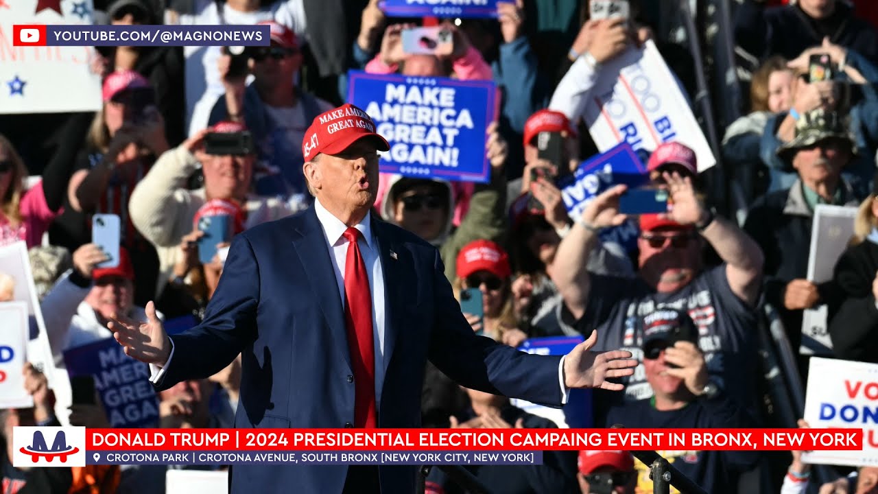?? Donald Trump | MAGA Event at Crotona Park in South Bronx, New York (May 23, 2024) [LIVE] - YouTube