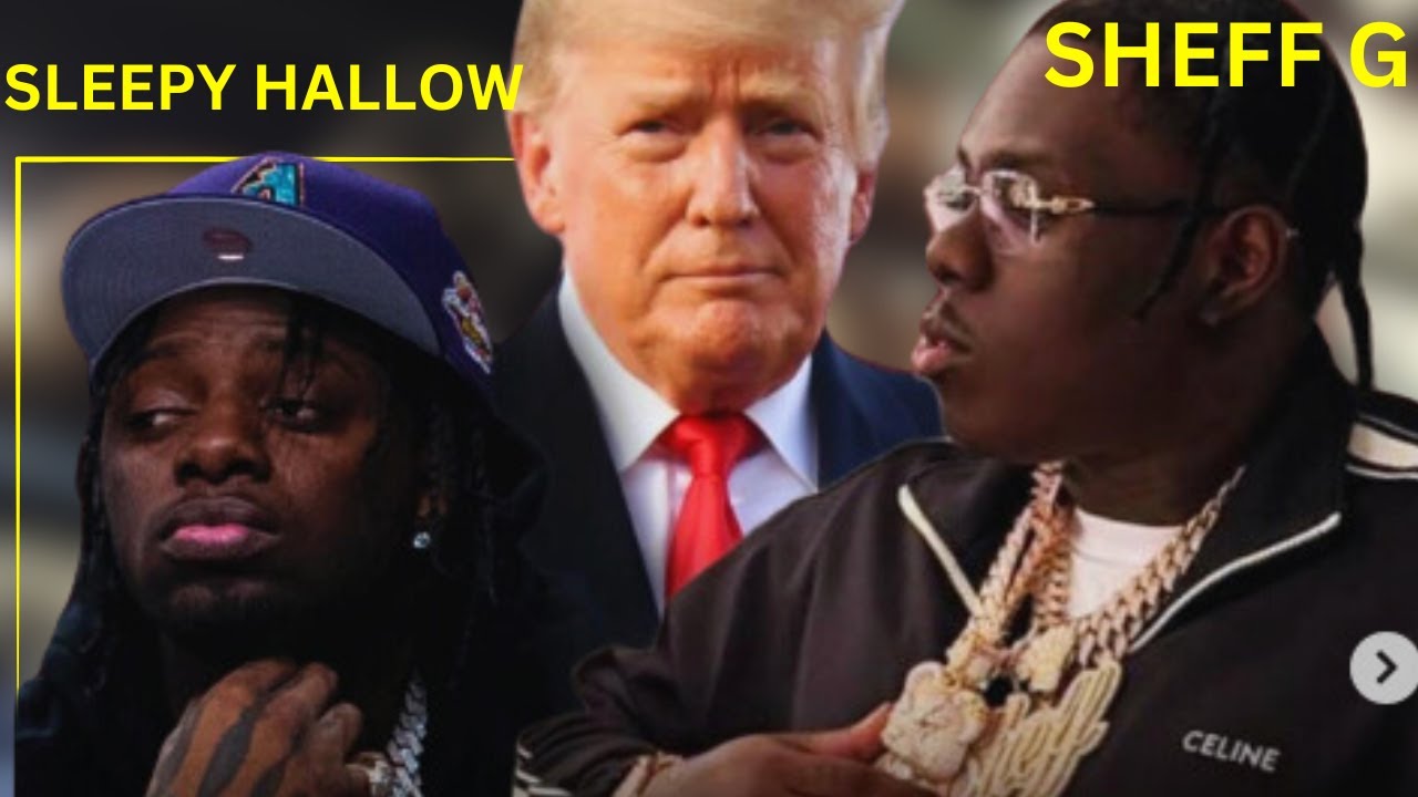 Trump Rally in Bronx, New York Brings Out Sheff G and Sleepy Hallow - YouTube