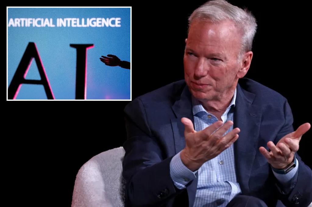 Ex-Google CEO Eric Schmidt predicts AI data centers will be 'on military bases'