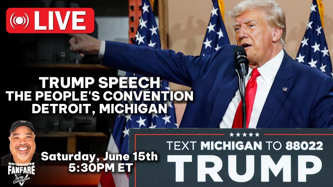WATCH REPLAY: Donald Trump Speech At The Peoples Convention - Detroit, Michigan - YouTube