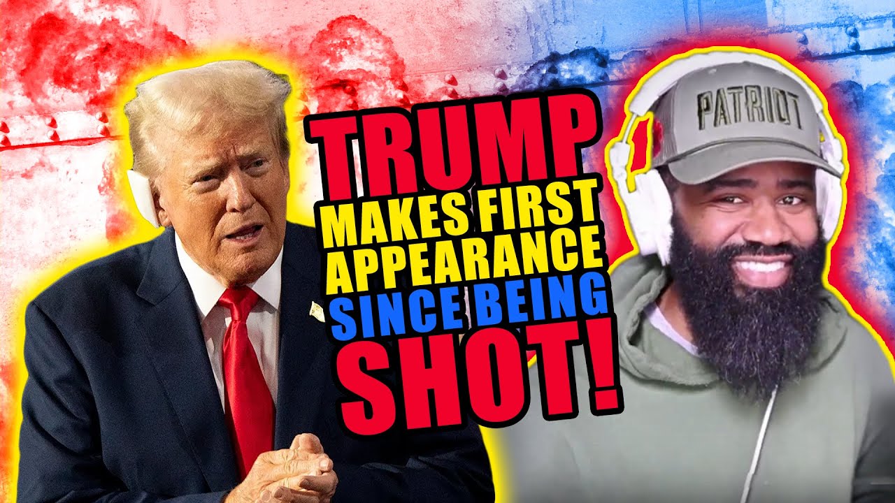 TRUMP MAKES FIRST APPEARANCE SINCE BEING SHOT! - YouTube
