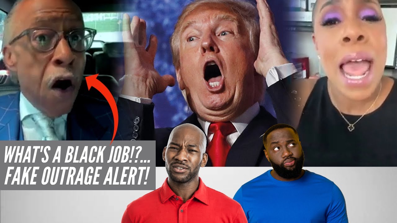 Al Sharpton LIES On MSNBC About Trumps BLACK JOBS Remark - YouTube