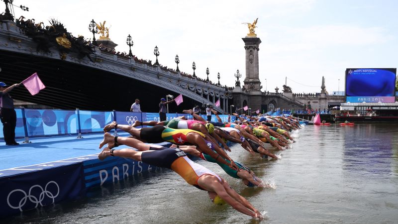 Belgium drops out of mixed triathlon and Switzerland shuffles line-up after athletes fall ill following race in River Seine | CNN