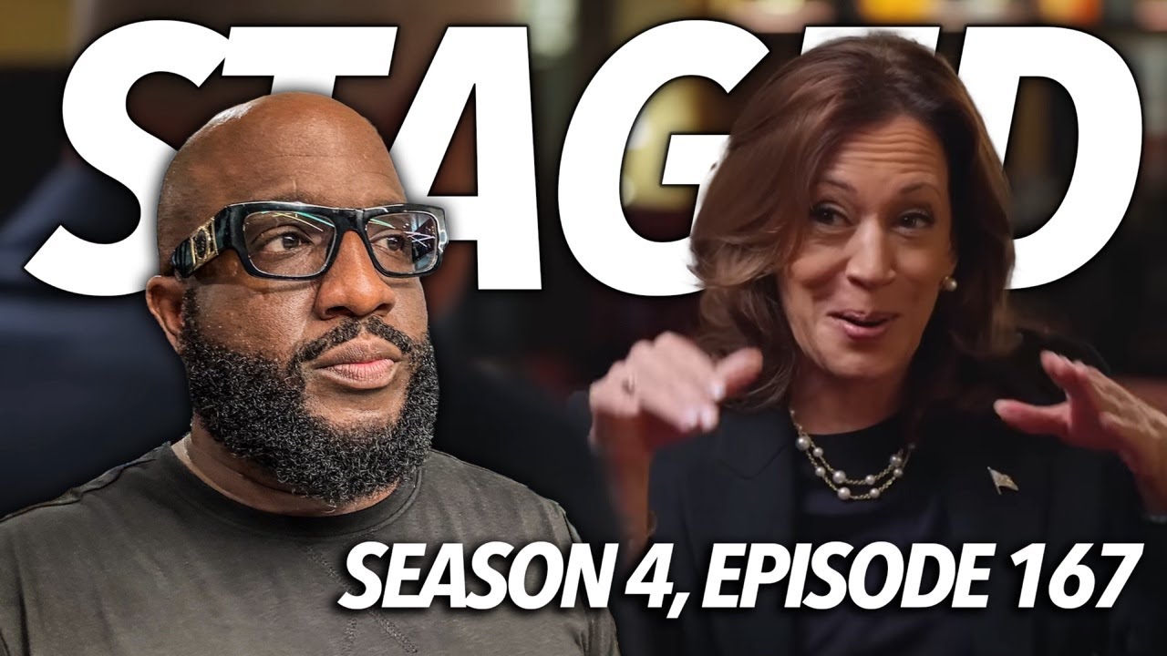 Staged | Harris, Walz Interview Each Other, Black Men Supporting Kamala, Migrants Take NY | S4.E167 - YouTube