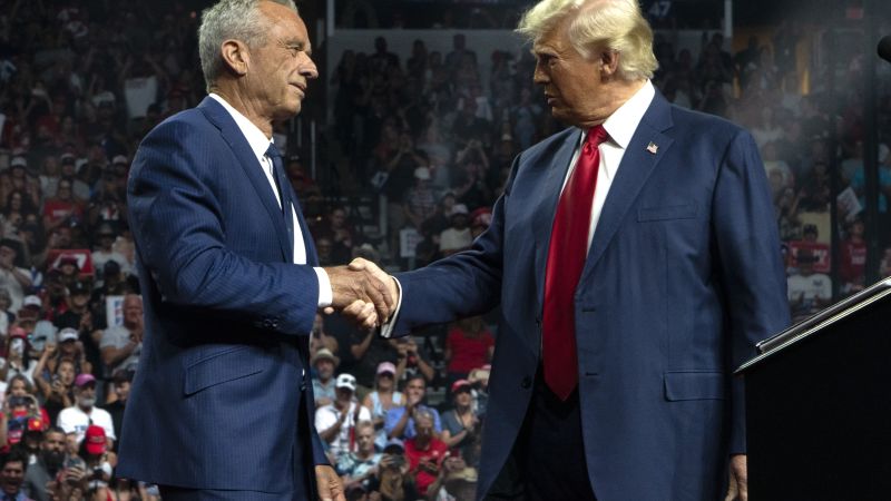 RFK Jr.’s long history of attacking Trump melted away after he endorsed him for president | CNN Politics