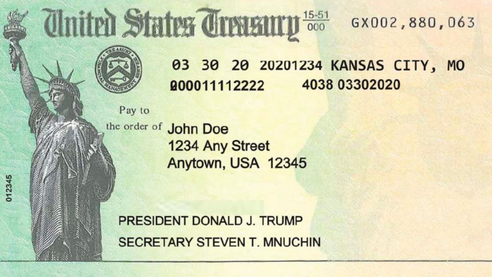 An inside look at how Donald Trumps name came to appear on stimulus checks - ABC News