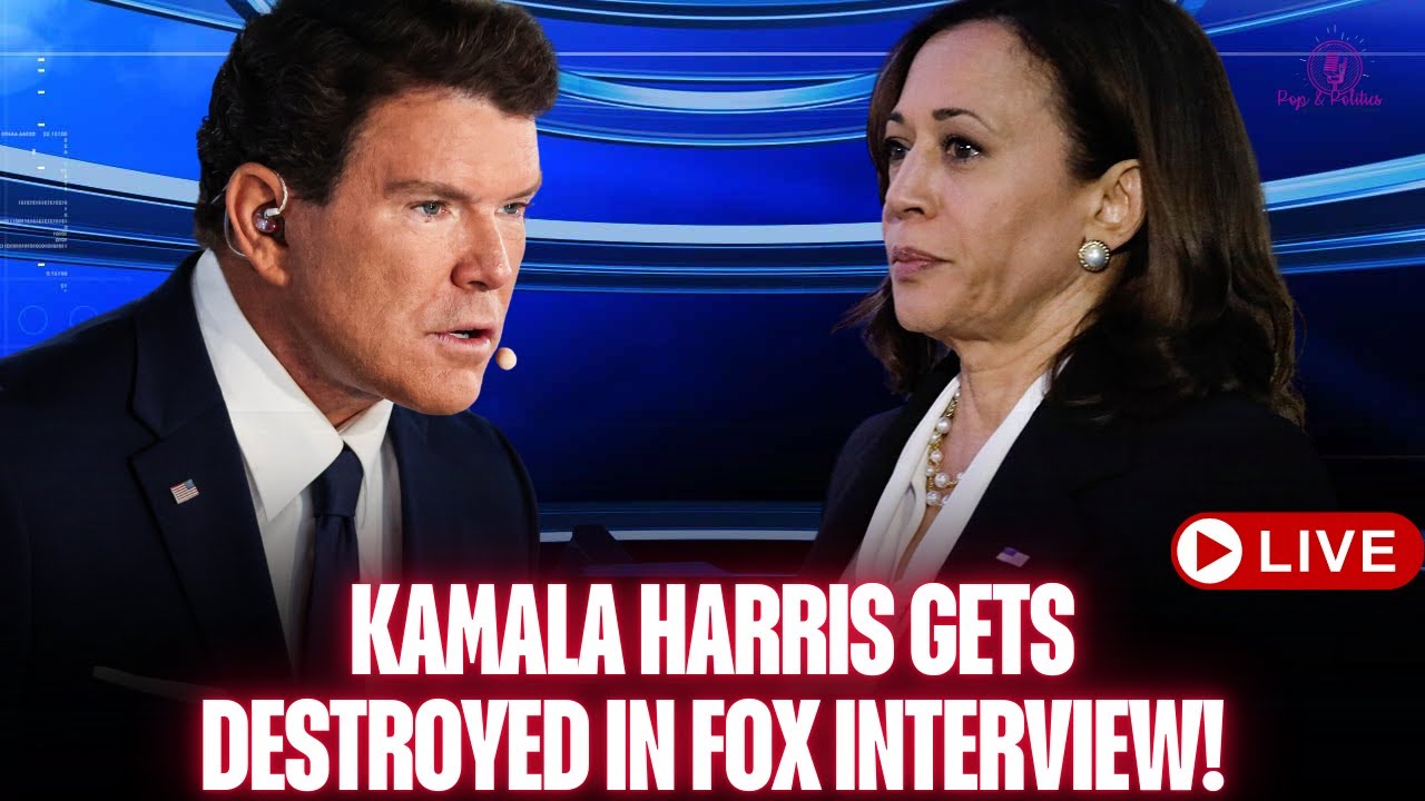 Kamala Harris Gets Destroyed In Fox Interview: LIVE Reaction! - YouTube