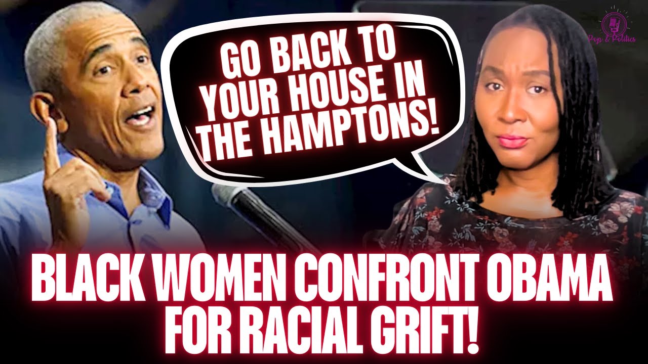 Black Women Confront Obama About Scolding Black Men For Trump - YouTube