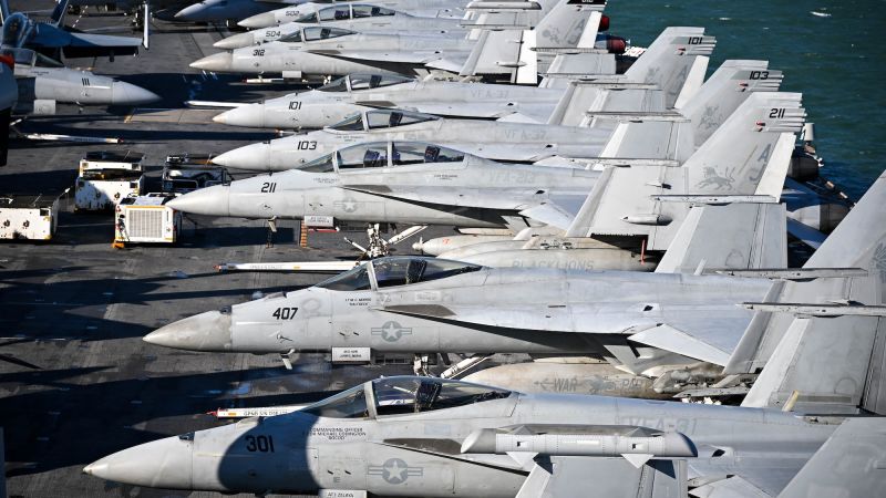 Two US Navy pilots eject safely over Red Sea after fighter jet shot down in apparent friendly fire incident | CNN Politics