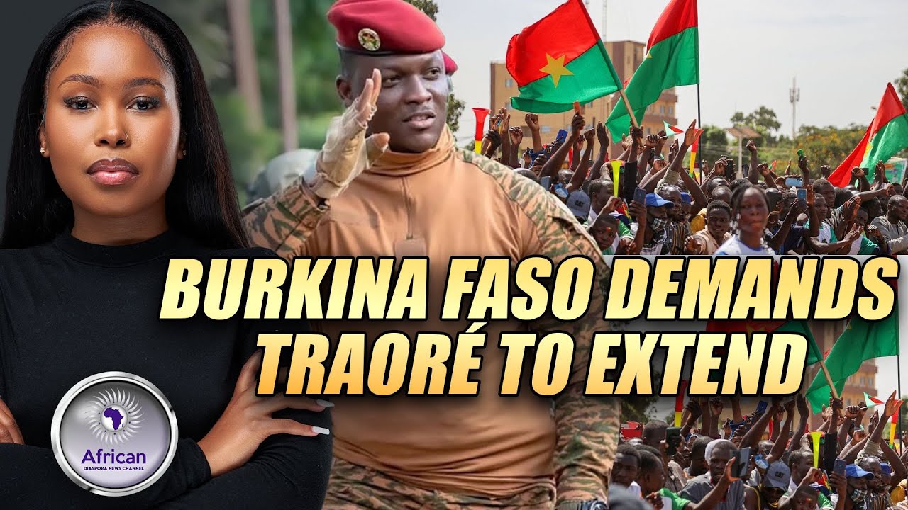 Burkina Faso Erupts In Protest For Traore To Extend His Presidency - YouTube