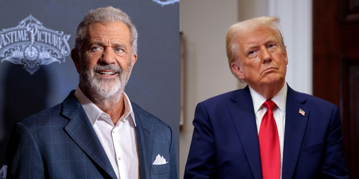 Mel Gibson Praises 'Daddy' Trump's CA Visit: VIDEO - Comic Sands