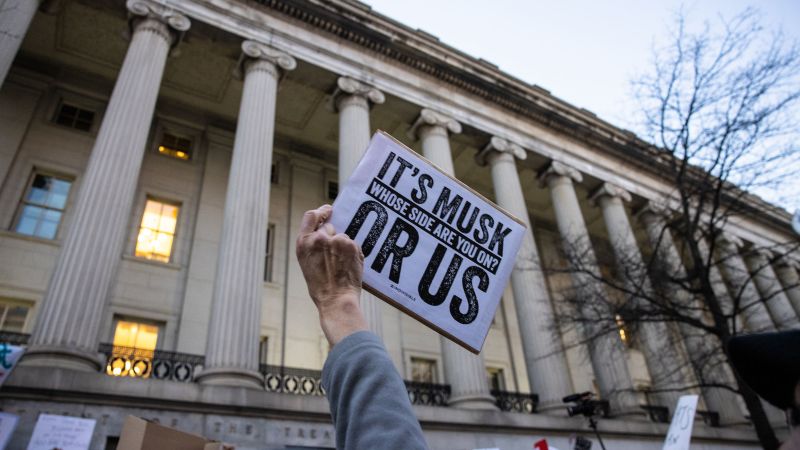 Federal judge blocks Elon Musk’s DOGE access to critical Treasury payment system | CNN Politics