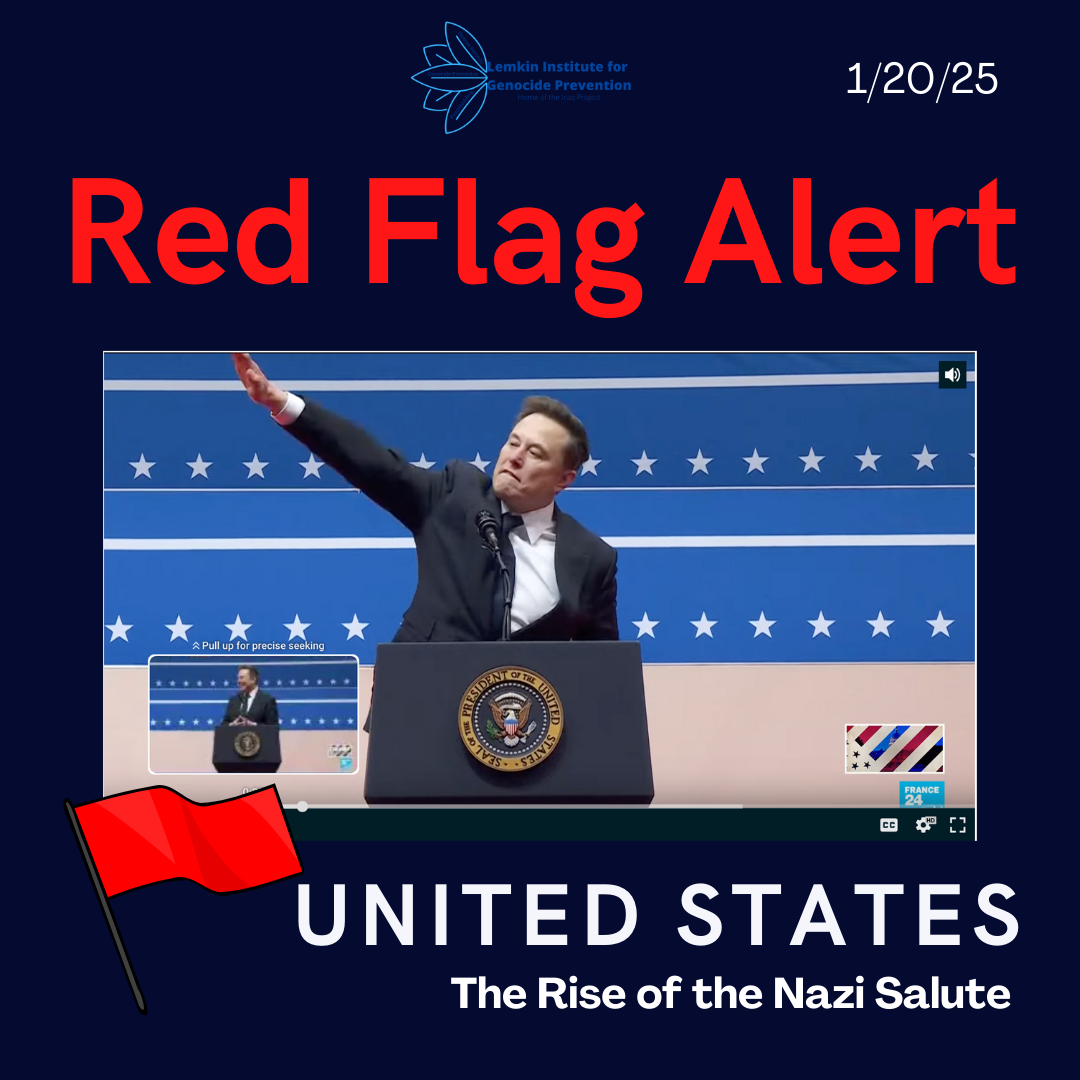 Red Flag Alert for Genocide - United States: The Rise of the Nazi Salute | Lemkin Institute