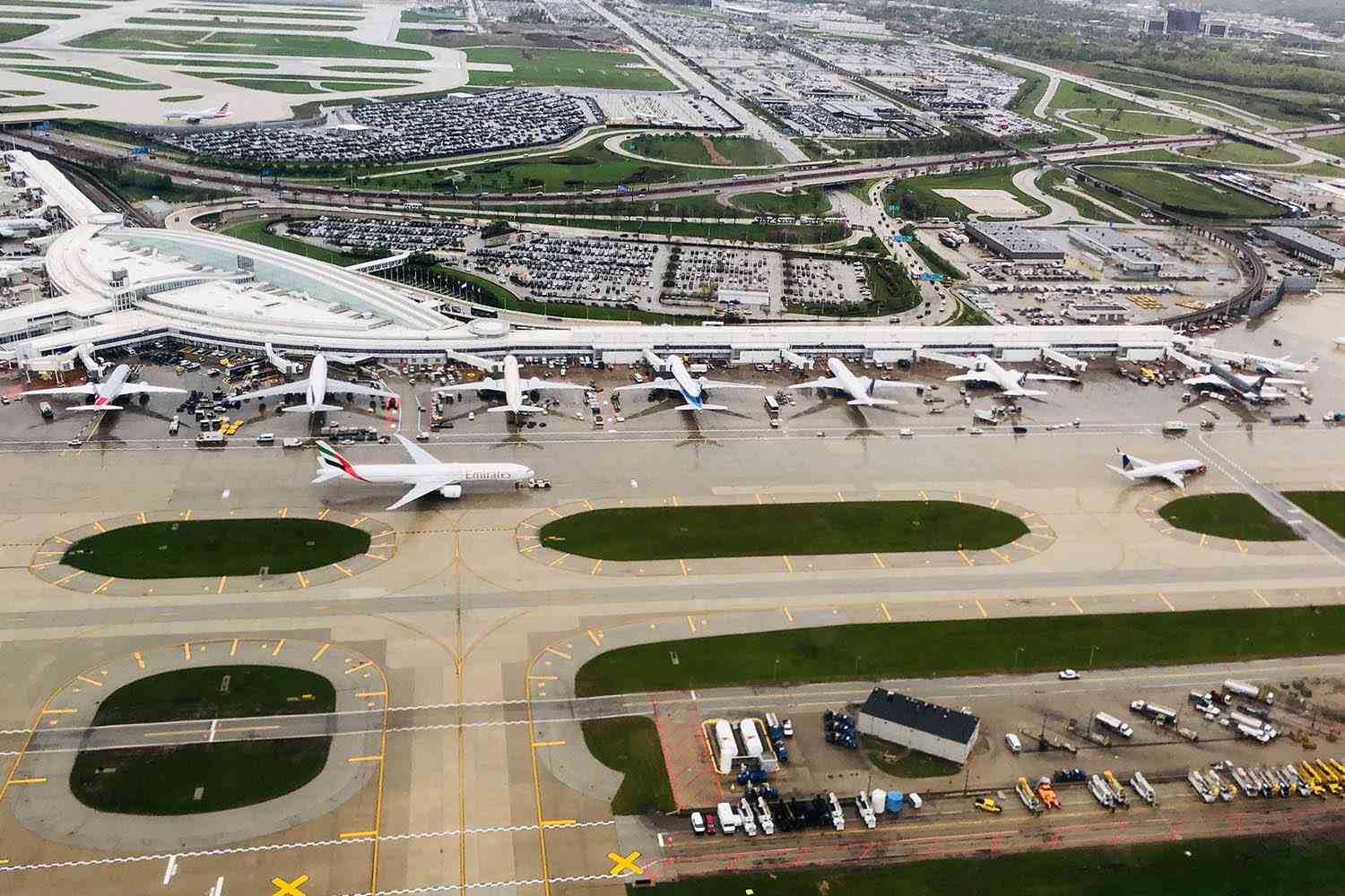 Man Critically Injured After Plane Wing Collides with Tug Truck at Chicago Airport