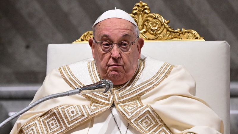 Pope Francis has chest infection requiring further hospital treatment | CNN