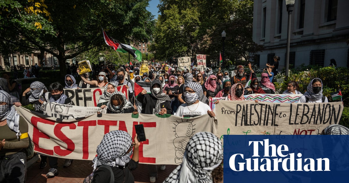 Trump threat to deport pro-Palestinian students mirrors rightwing Heritage blueprint | Trump administration | The Guardian