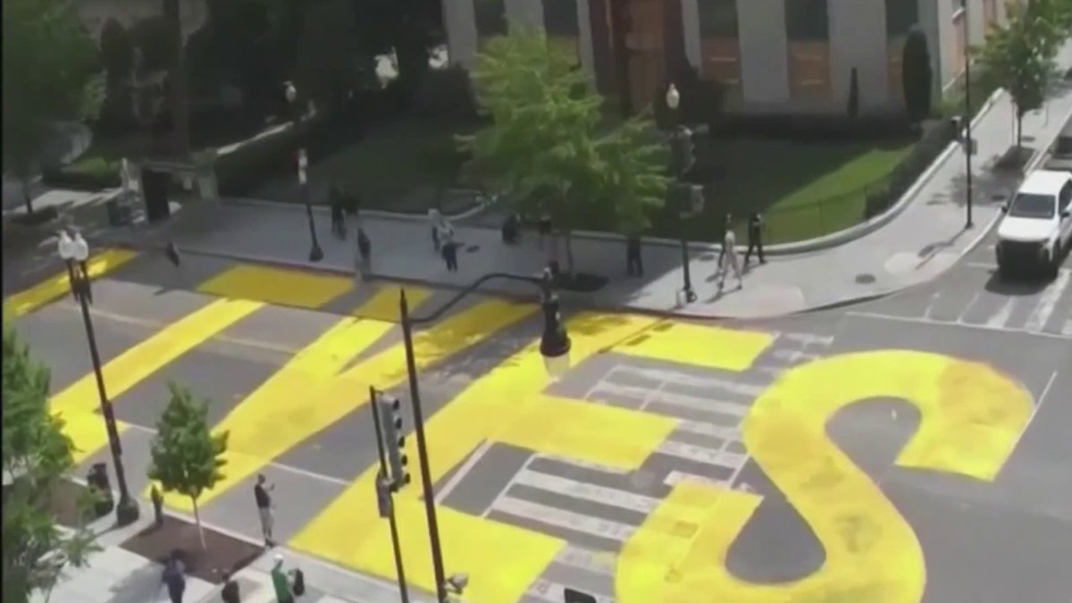 How DC’s mayor defends Black Lives Matter Plaza painting over – NBC4 Washington