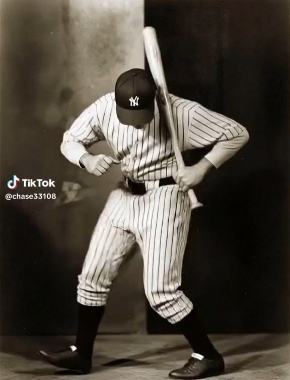Sports player pose reference [Video] | Old baseball player reference, Happy friday humour, Friday humor