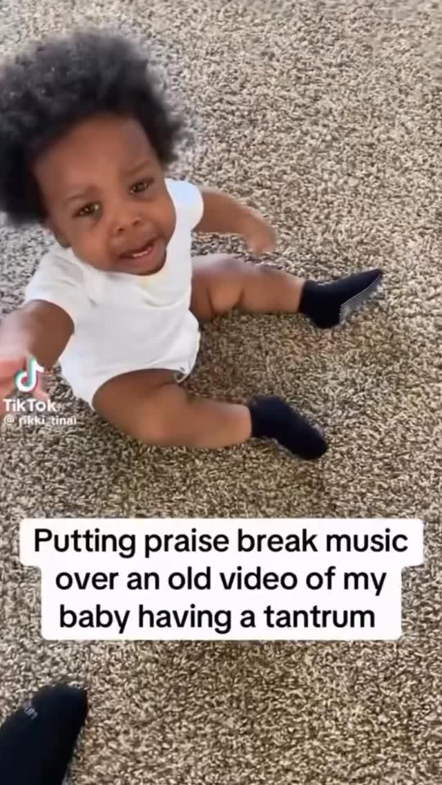 Black Style Matters on Instagram: "Adding Praise break music to Toddler’s tantrums ?????" [Video] [Video] | Funny babies, Toddler humor, Instagram funny